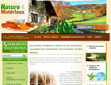 Tablet Screenshot of materiaux-ecologique-decoration.fr